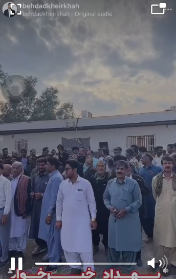 حضور بهداد خیرخواه در جمع مردم خونگرم بیژن آباد