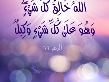 «وَاللَّهُ عَلَىٰ کُلِّ شَیْءٍ وَکِیلٌ»