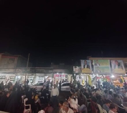 دریای خروشان طرفداران خیرخواه در کهنوج